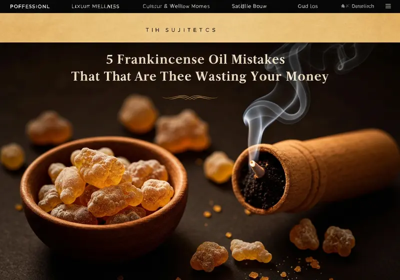 5 frankincense oil mistakes that are wasting your money