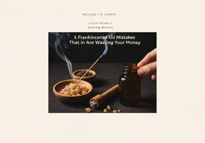 5 frankincense oil mistakes that are wasting your money