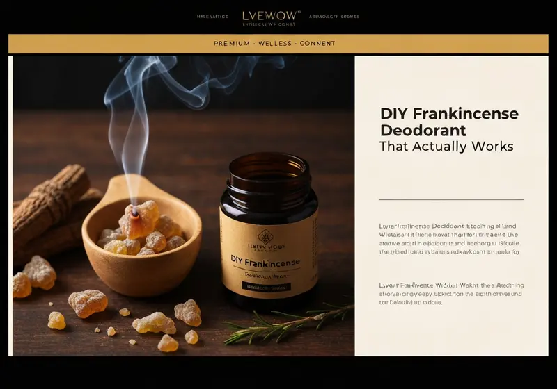 diy frankincense deodorant that actually works