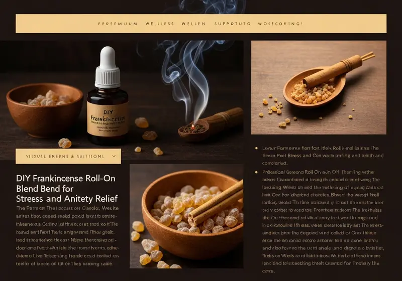 diy frankincense roll on blend for stress and anxiety relief