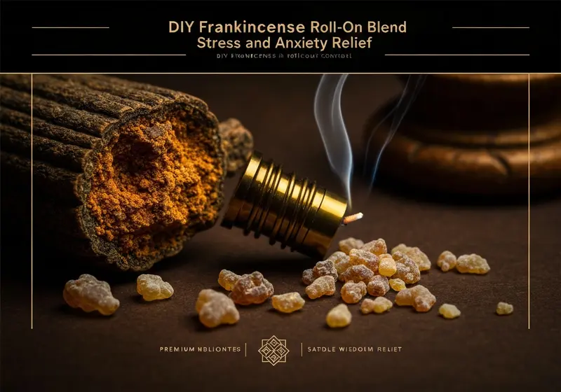 diy frankincense roll on blend for stress and anxiety relief