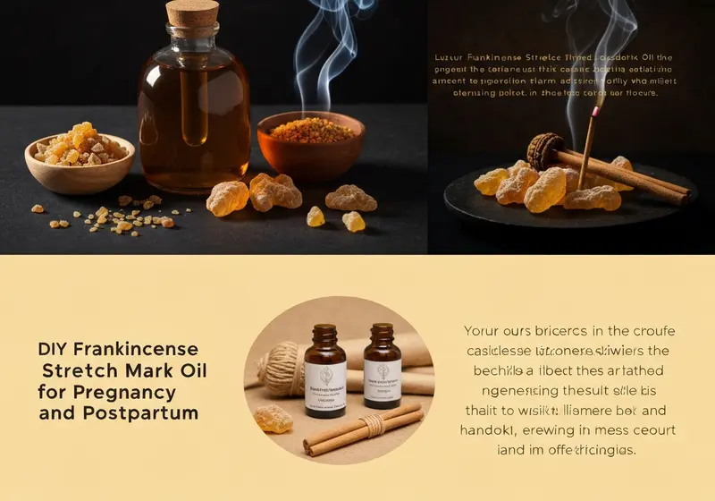 diy frankincense stretch mark oil for pregnancy and
