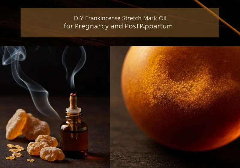 diy frankincense stretch mark oil for pregnancy and