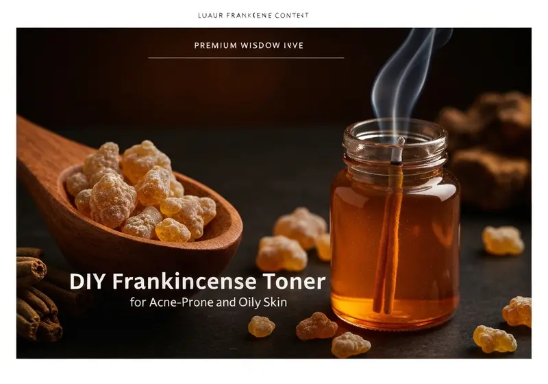 diy frankincense toner for acne prone and oily skin