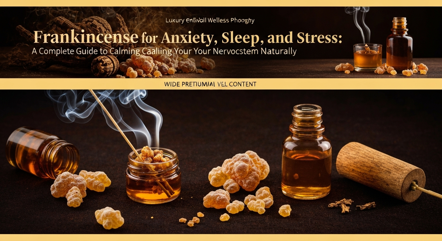 Frankincense for Anxiety, Sleep, and Stress: A Complete Guide to Calming Your Nervous System Naturally