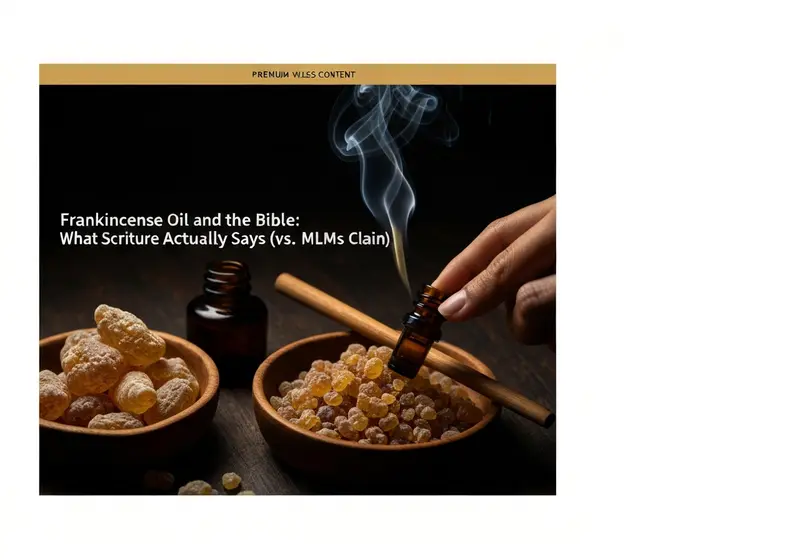 frankincense oil and the bible what scripture actually says