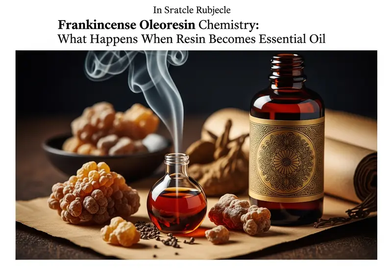 frankincense oleoresin chemistry what happens when resin