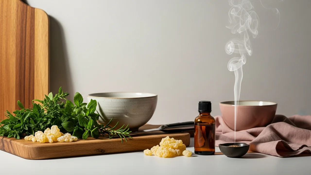 Frankincense Outdoor Blend Recipe: Smoky Neglecta for Summer Evenings