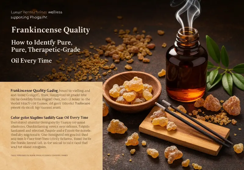 frankincense quality and grading how to identify pure