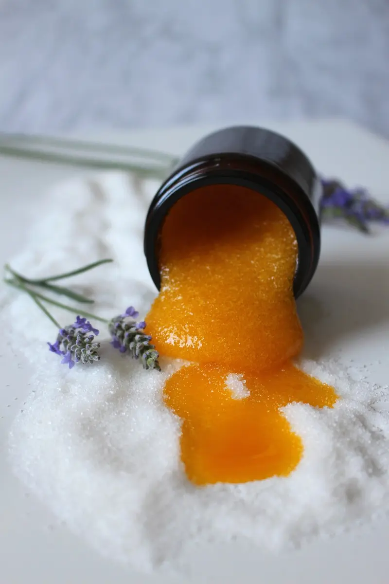 frankincense sugar scrub for glowing youthful skin