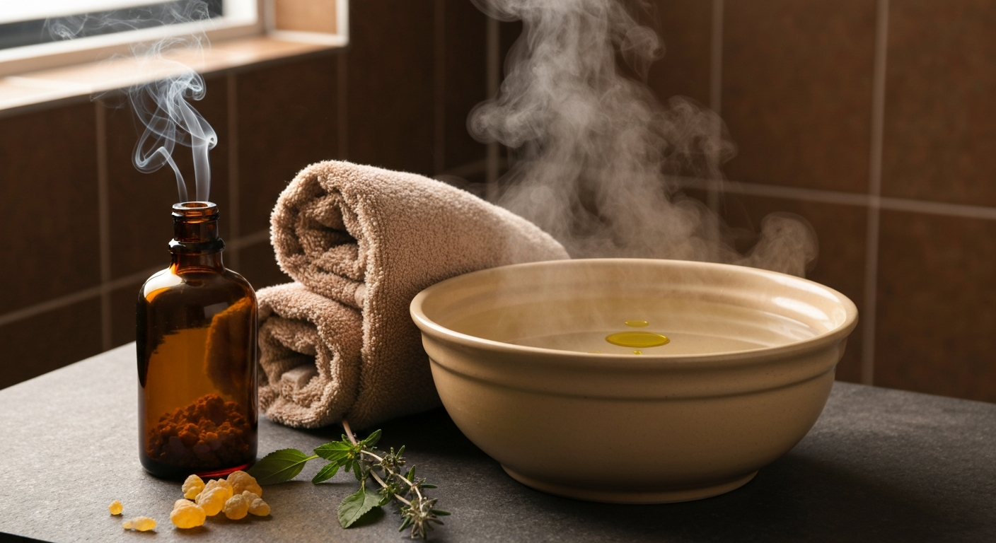 How to Do a Frankincense Facial Steam for Deep Pore Cleansing