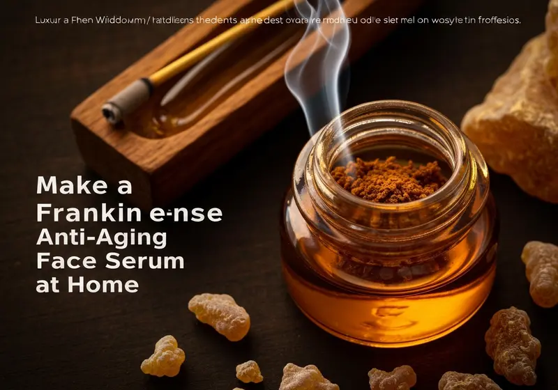 how to make a frankincense anti aging face serum at home
