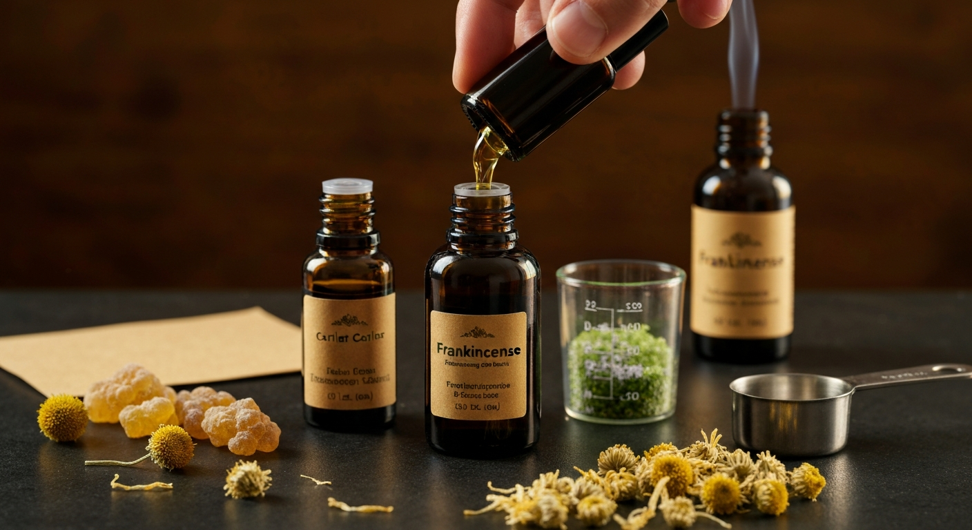 How to Make a Frankincense Pain-Relief Massage Blend