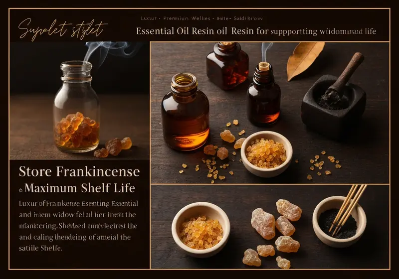 how to store frankincense essential oil and resin for